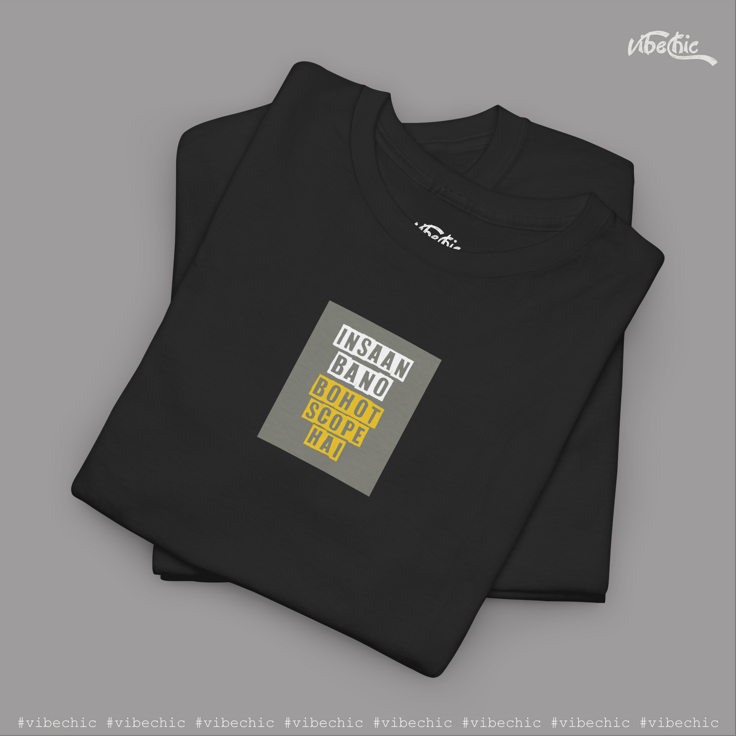 Insaan Bano, Bohot Scope Hai – Unisex Graphic Tee