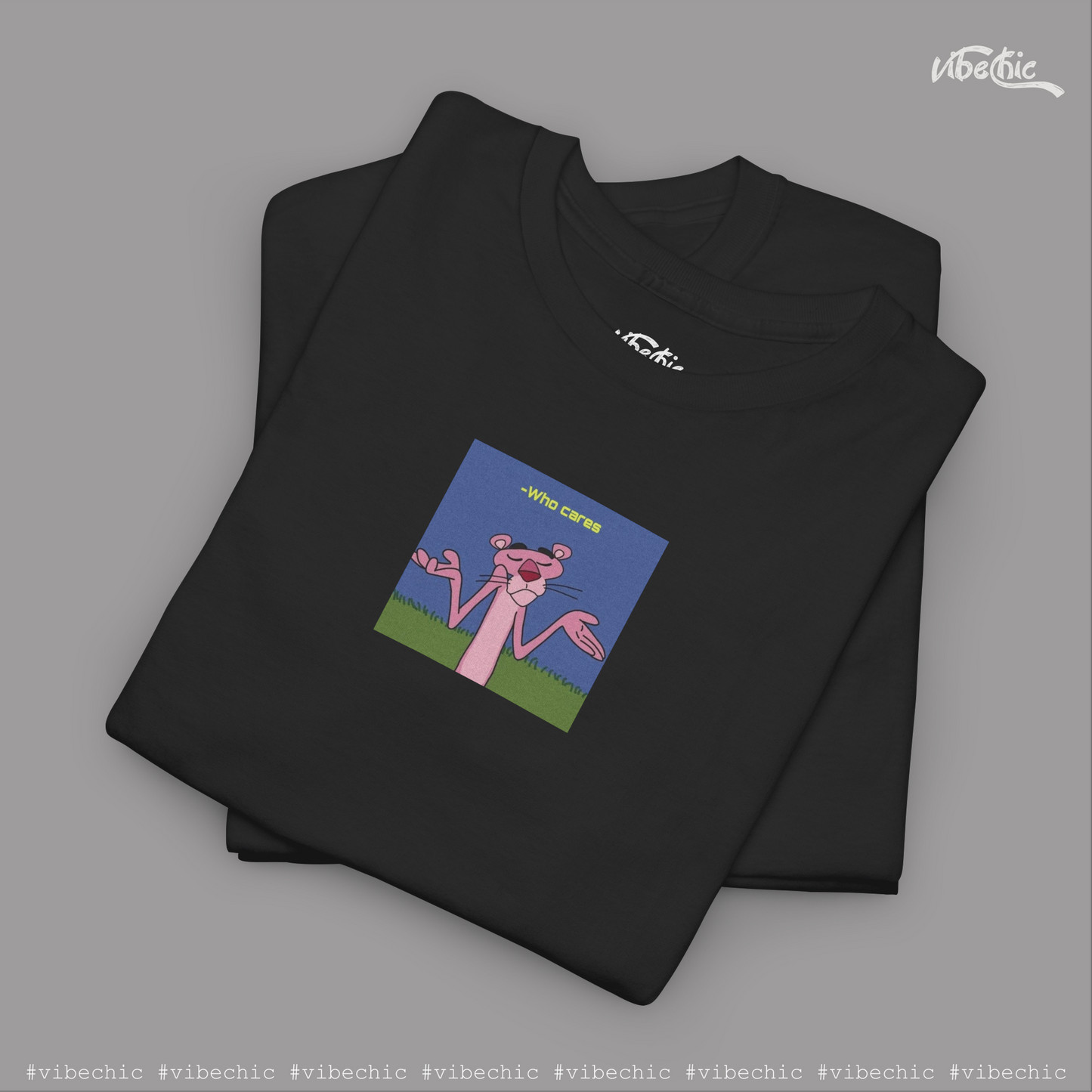 Who Cares? – Pink Panther Edition | Unisex Graphic Tee