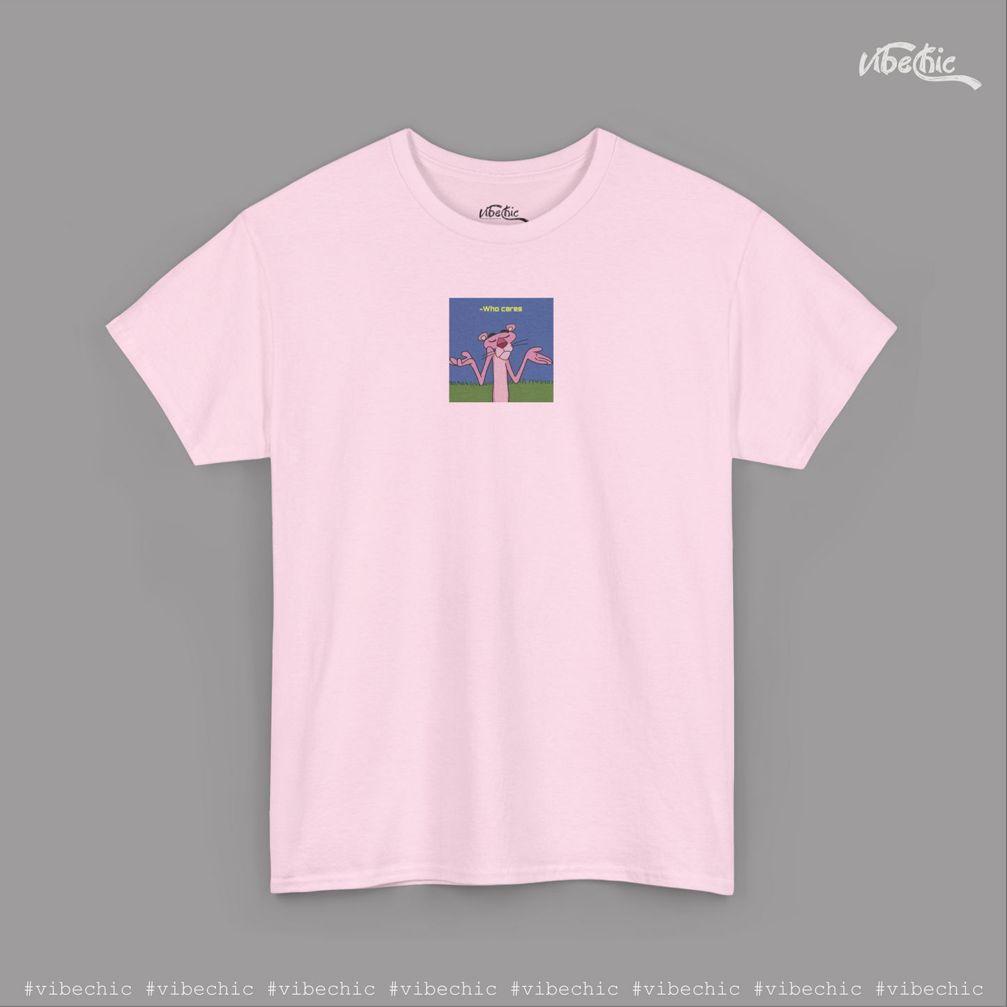 Who Cares? – Pink Panther Edition | Unisex Graphic Tee