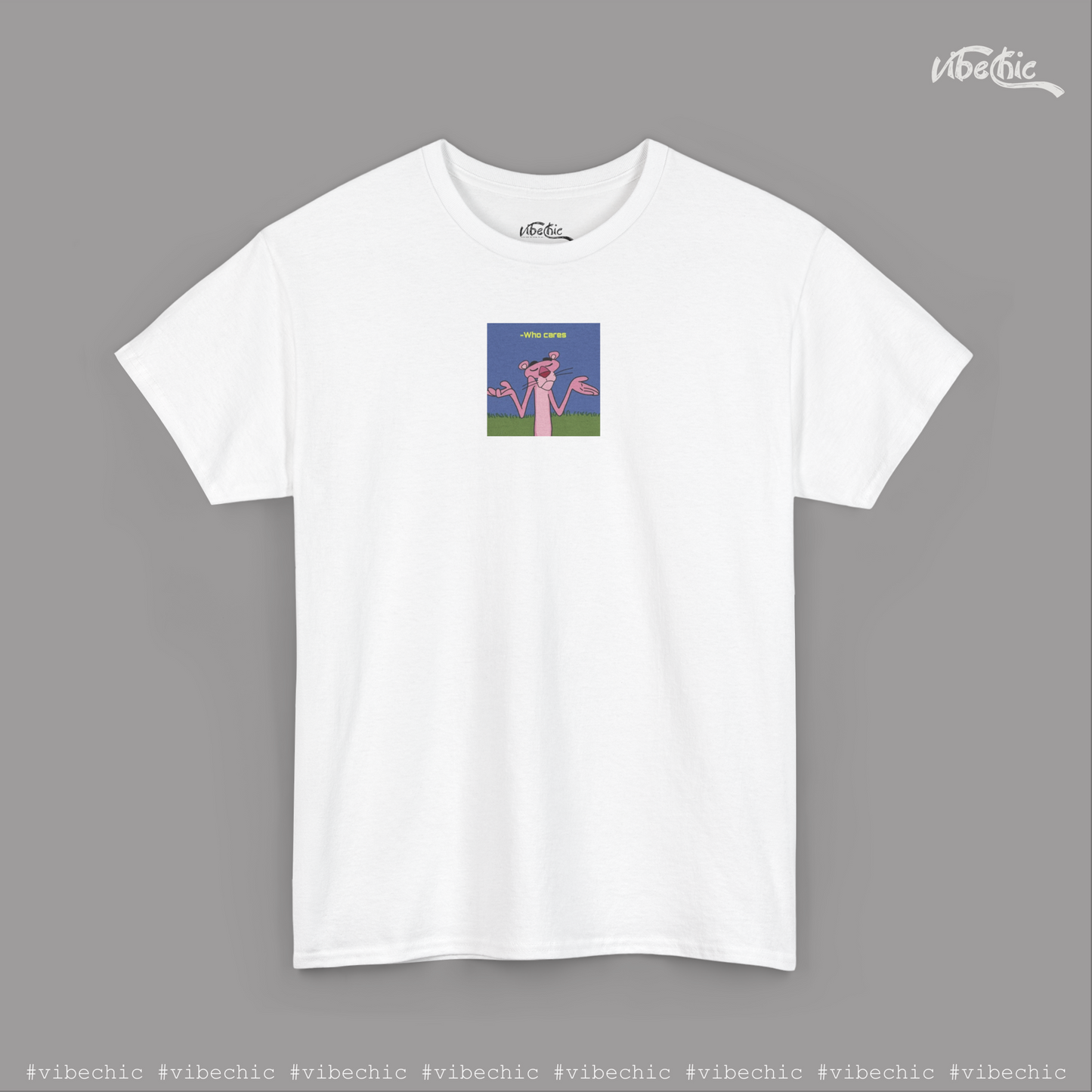Who Cares? – Pink Panther Edition | Unisex Graphic Tee