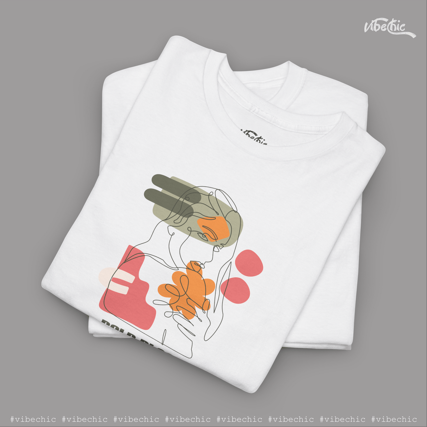 BOLD BLOOM | Artistic Floral Graphic T-Shirt for Women - Vibe Chic Official - Tee Shirt