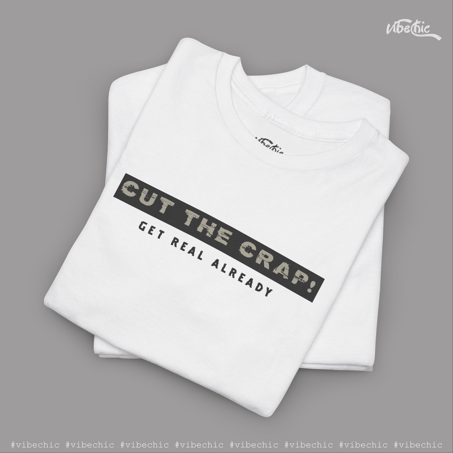 CRAP Unisex Tee - Casual Cotton T-Shirt - Vibe Chic Official - Tee Shirt