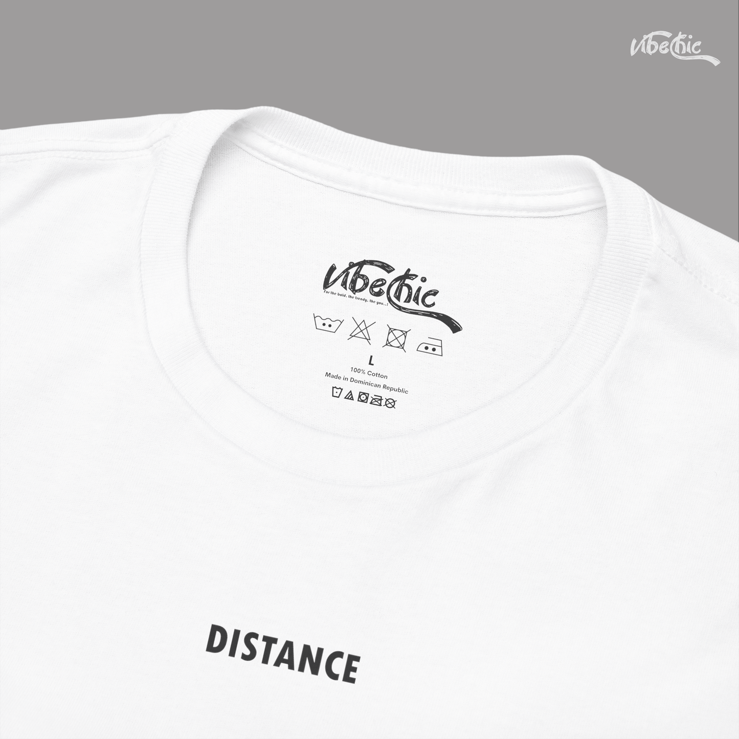 DISTANCE Unisex Tee - Casual Cotton T-Shirt - Vibe Chic Official - Tee Shirt
