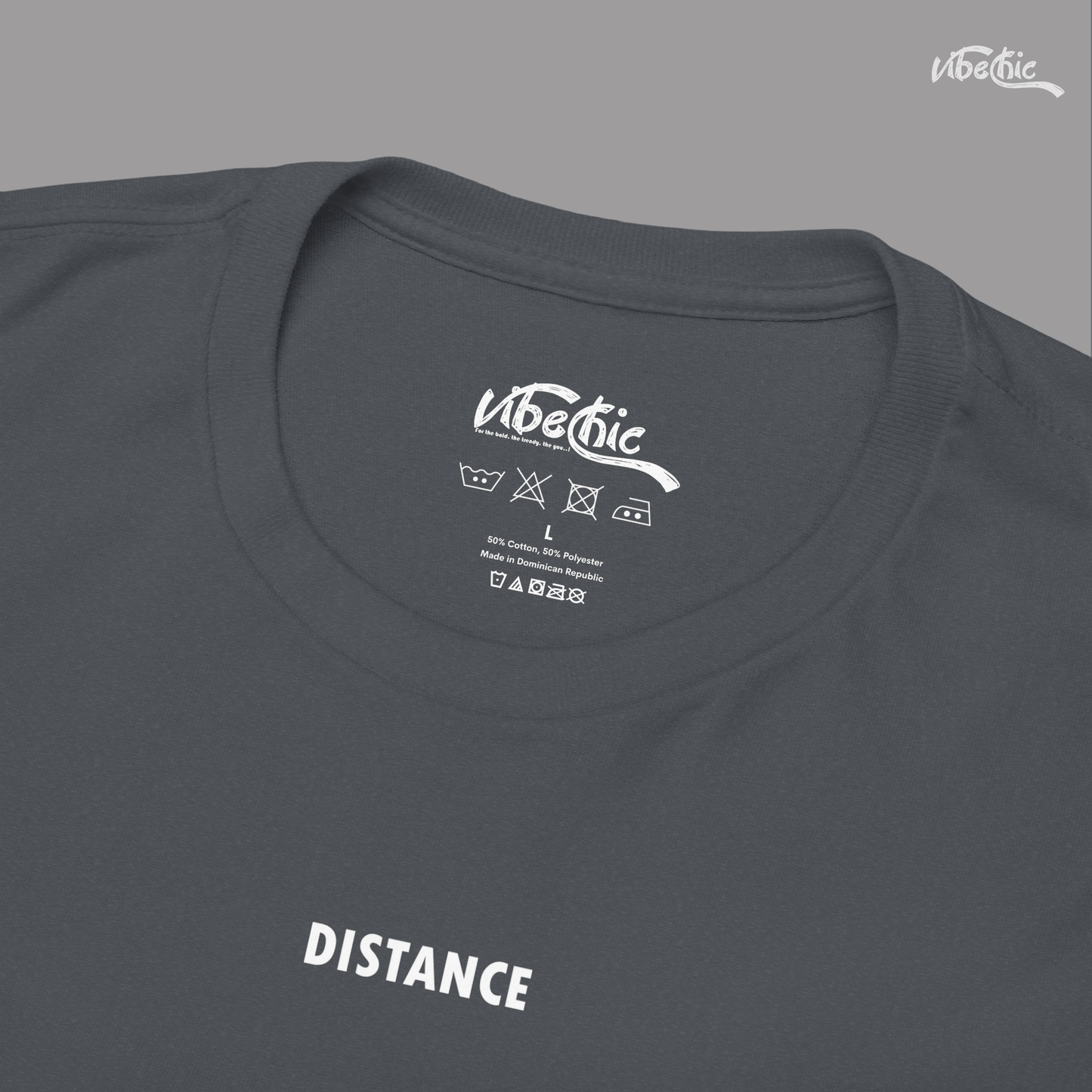 DISTANCE Unisex Tee - Casual Cotton T-Shirt - Vibe Chic Official - Tee Shirt