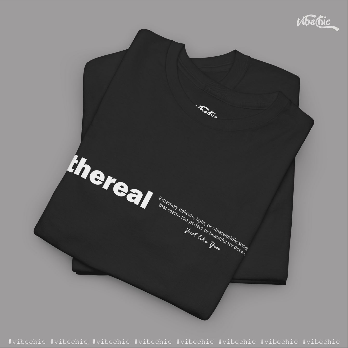 Ethereal - Casual Cotton T-Shirt - Vibe Chic Official - Tee Shirt