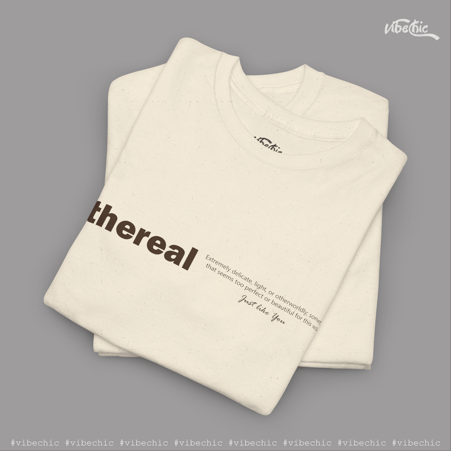 Ethereal - Casual Cotton T-Shirt - Vibe Chic Official - Tee Shirt