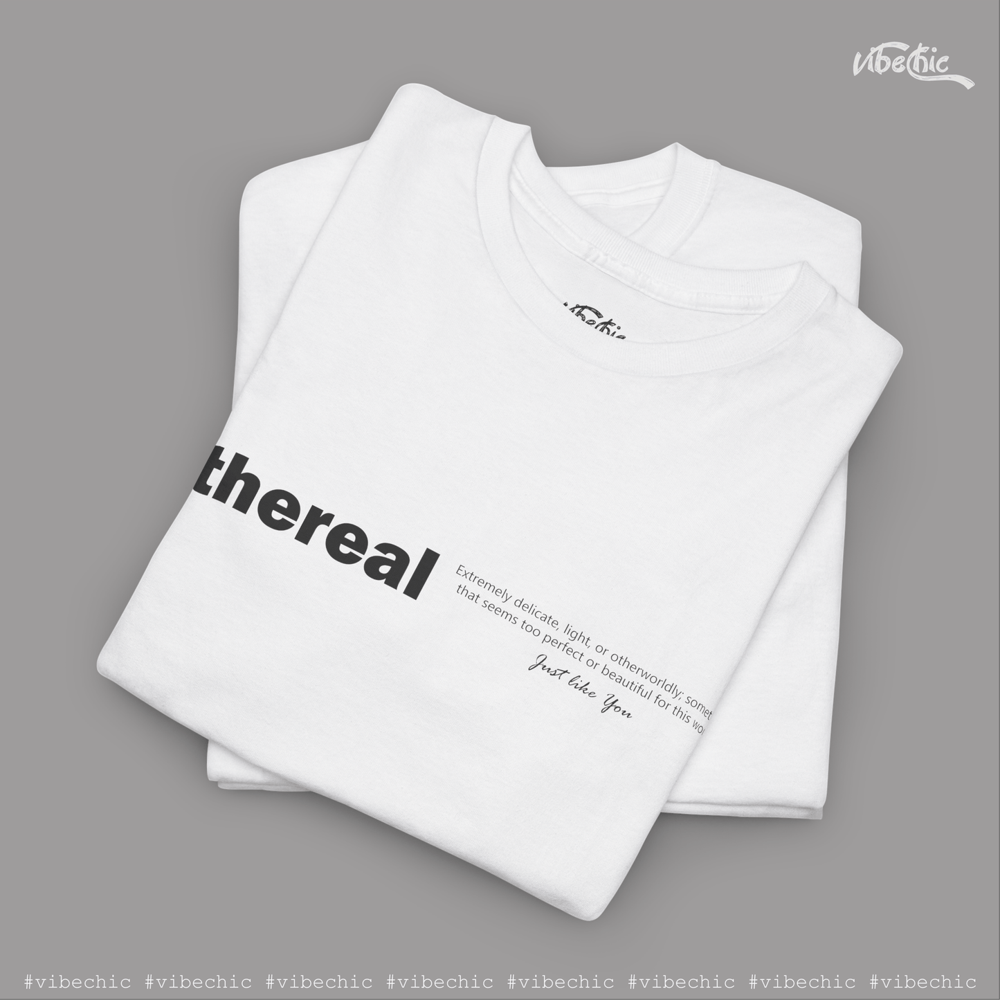 Ethereal - Casual Cotton T-Shirt - Vibe Chic Official - Tee Shirt