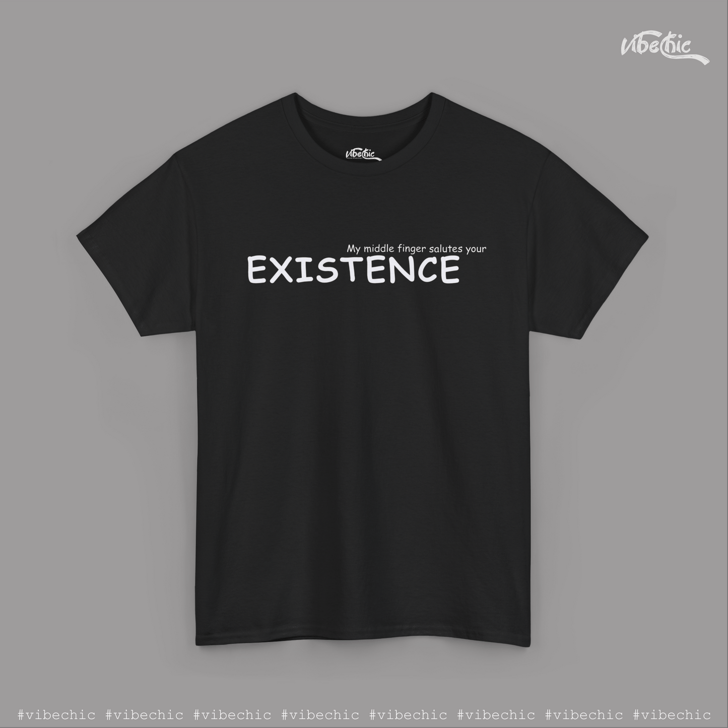 Existence - Casual Cotton T-Shirt - Vibe Chic Official - Tee Shirt