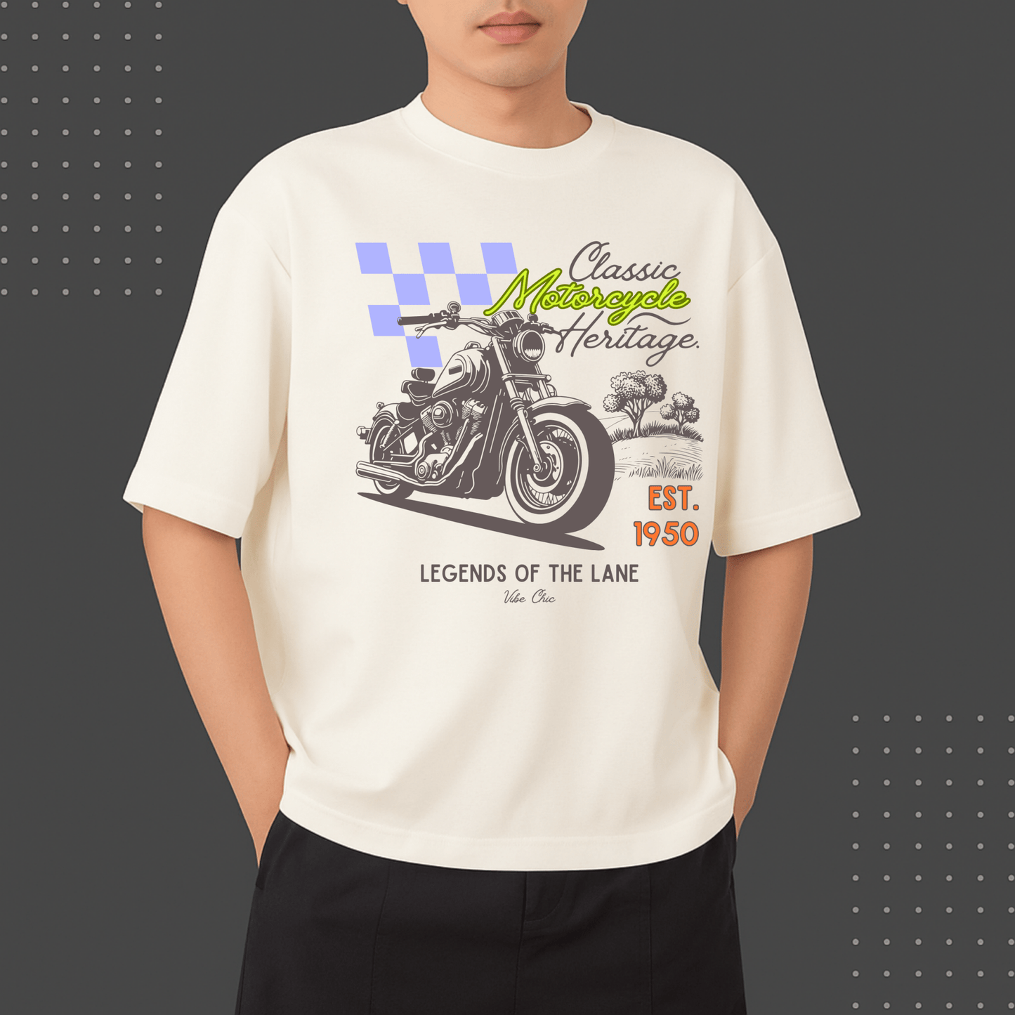 Legends Of The Lane - Unisex Drop Shoulder Tee Shirt - Vibe Chic Official - Tee Shirt