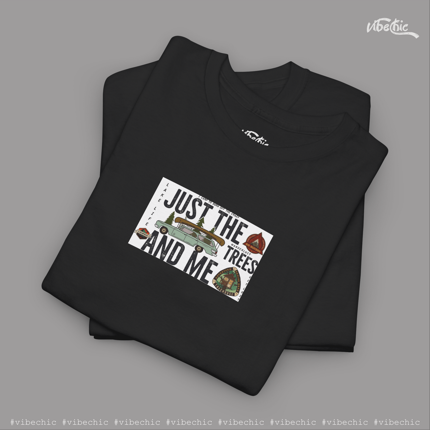 Trees & Me - Unisex Graphic Cotton T-Shirt - Vibe Chic Official - Tee Shirt