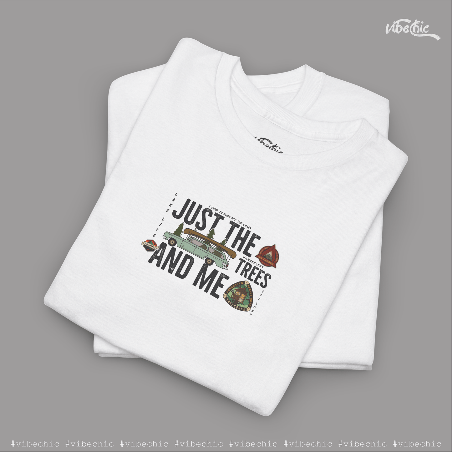 Trees & Me - Unisex Graphic Cotton T-Shirt - Vibe Chic Official - Tee Shirt