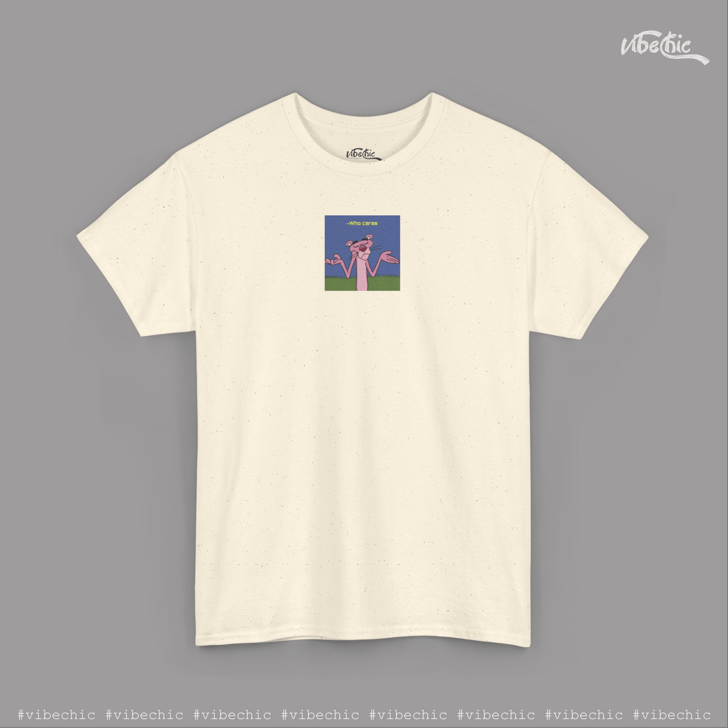 Who Cares? – Pink Panther Edition | Unisex Graphic Tee - Vibe Chic Official - Tee Shirt