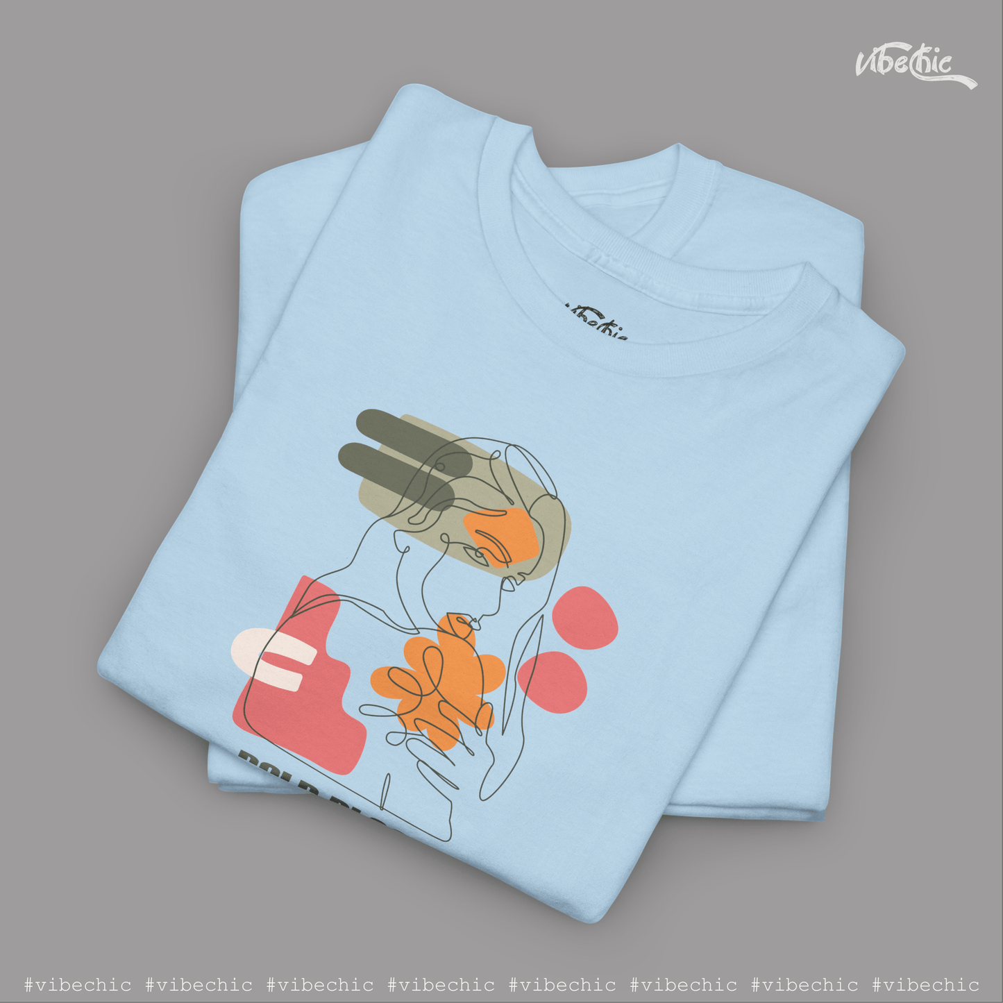 BOLD BLOOM | Artistic Floral Graphic T-Shirt for Women - Vibe Chic Official - Tee Shirt