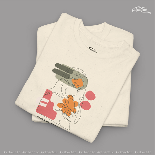 BOLD BLOOM | Artistic Floral Graphic T-Shirt for Women - Vibe Chic Official - Tee Shirt