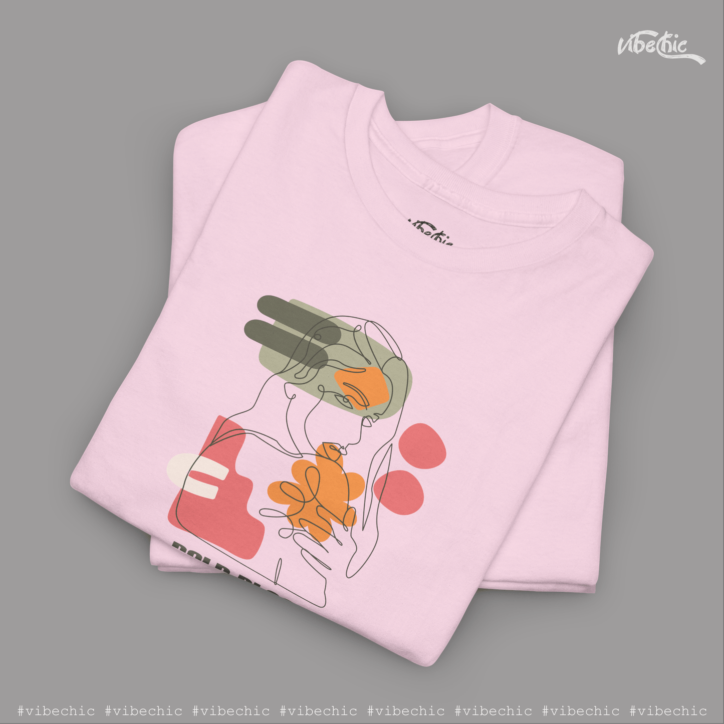 BOLD BLOOM | Artistic Floral Graphic T-Shirt for Women - Vibe Chic Official - Tee Shirt