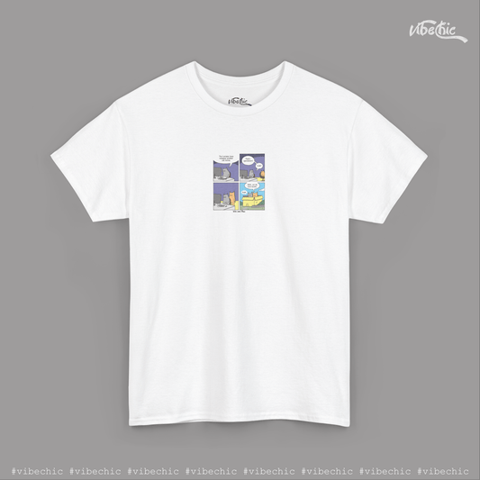 Cat Box - Graphic Cotton T-Shirt - Vibe Chic Official - Tee Shirt