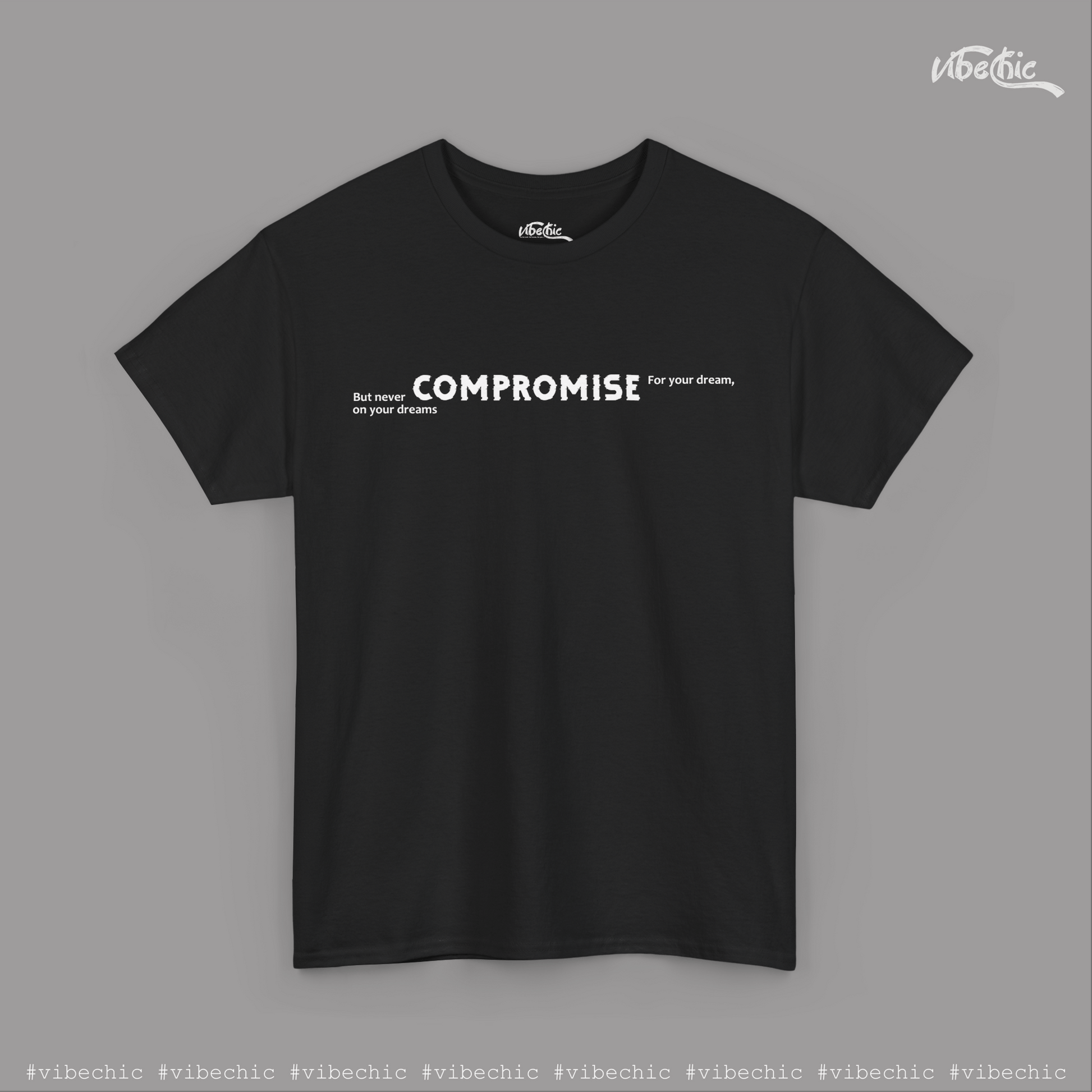 Compromise - Unisex Casual Cotton T-Shirt - Vibe Chic Official - Tee Shirt