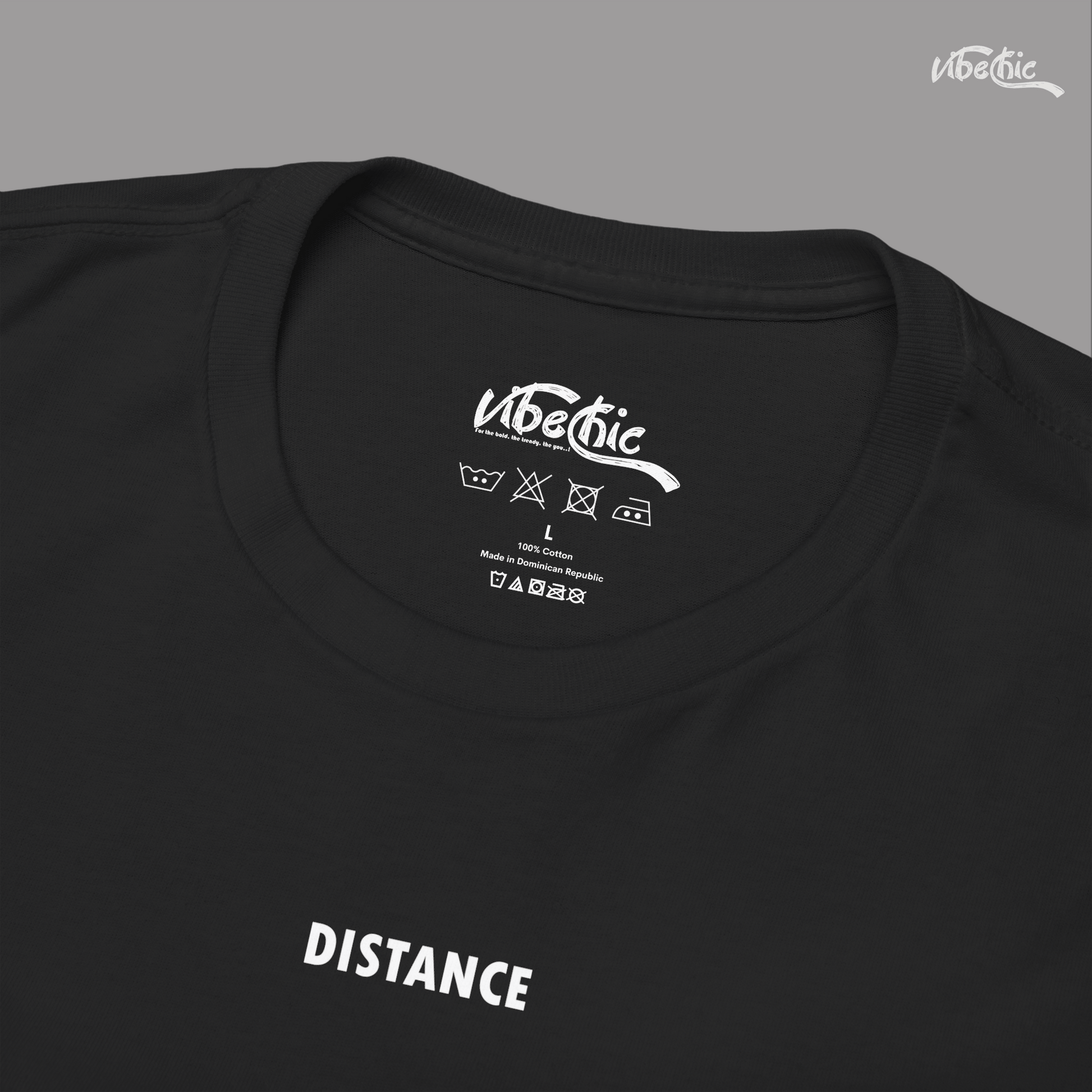 DISTANCE Unisex Tee - Casual Cotton T-Shirt - Vibe Chic Official - Tee Shirt