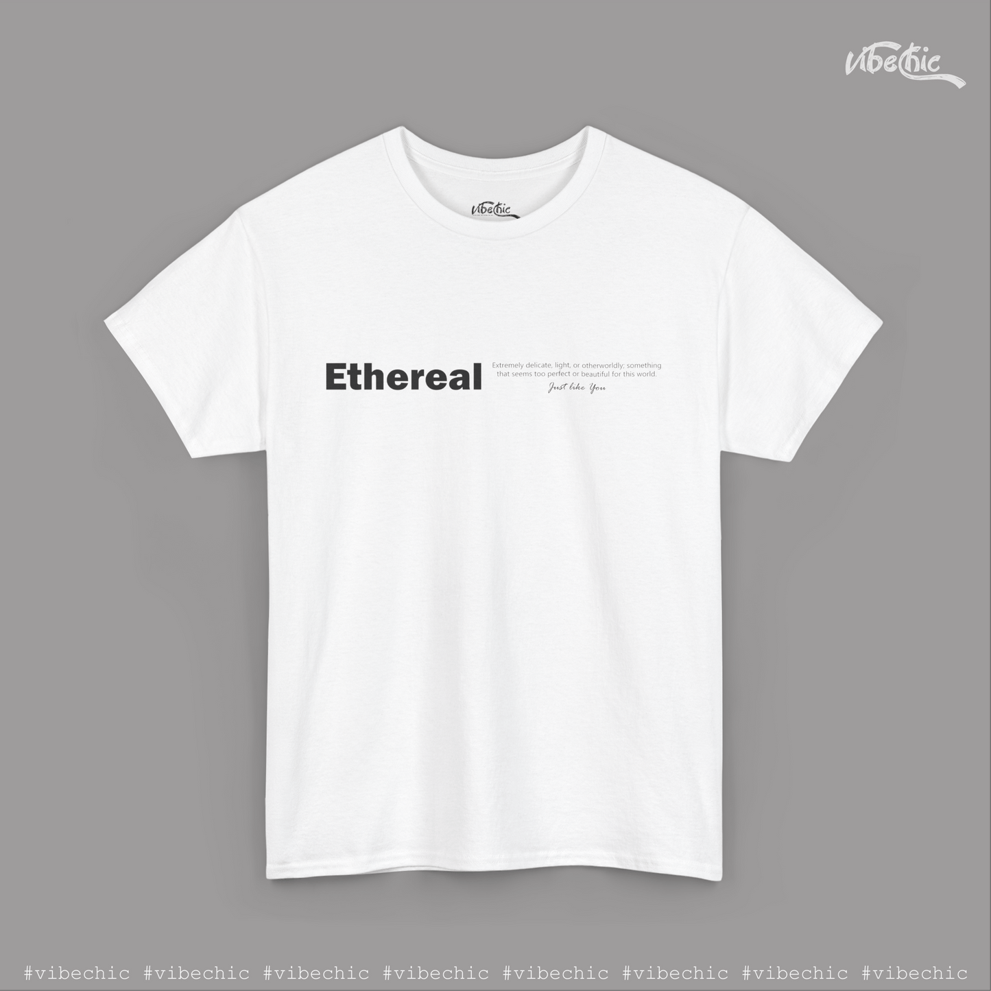Ethereal - Casual Cotton T-Shirt - Vibe Chic Official - Tee Shirt