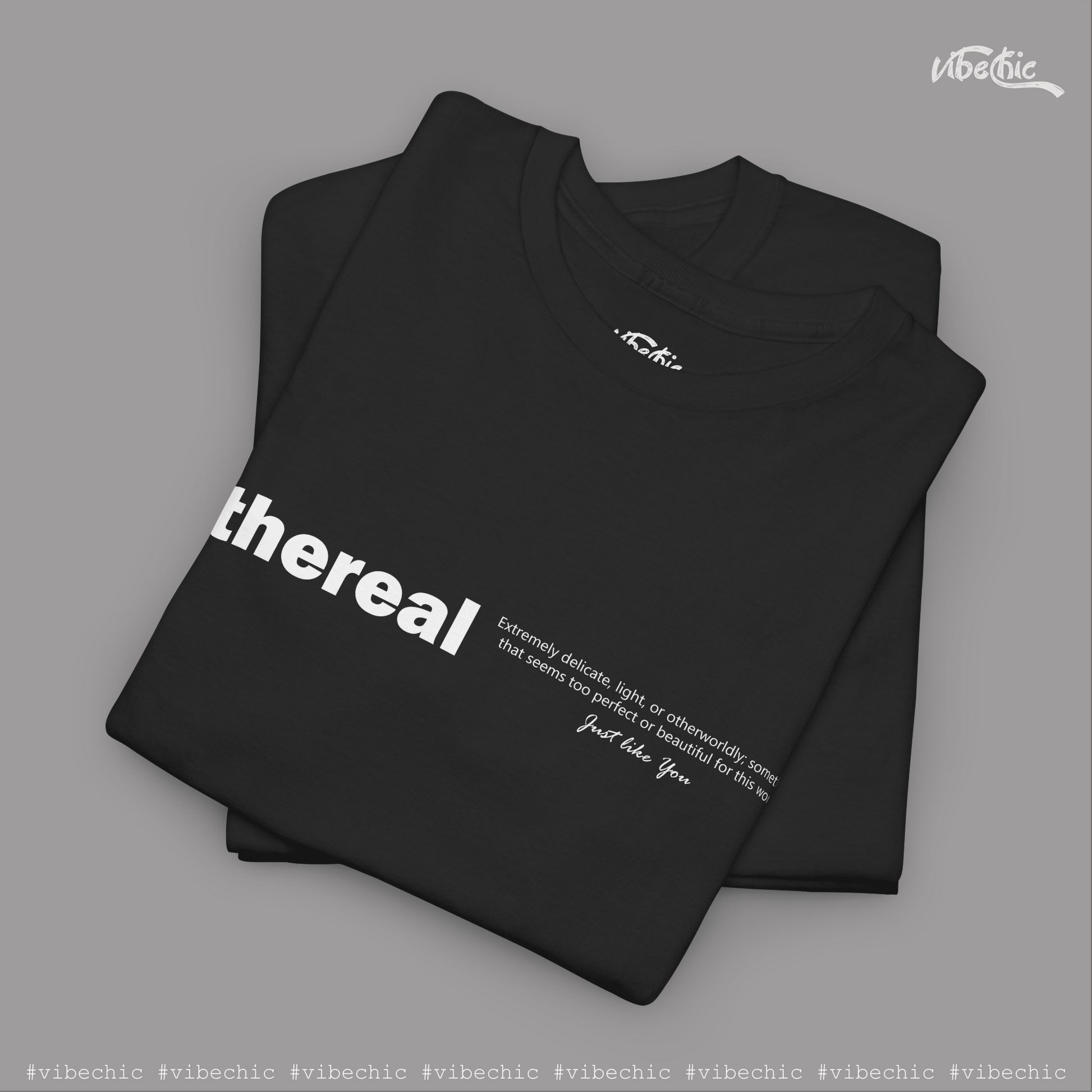 Ethereal - Casual Cotton T-Shirt - Vibe Chic Official - Tee Shirt