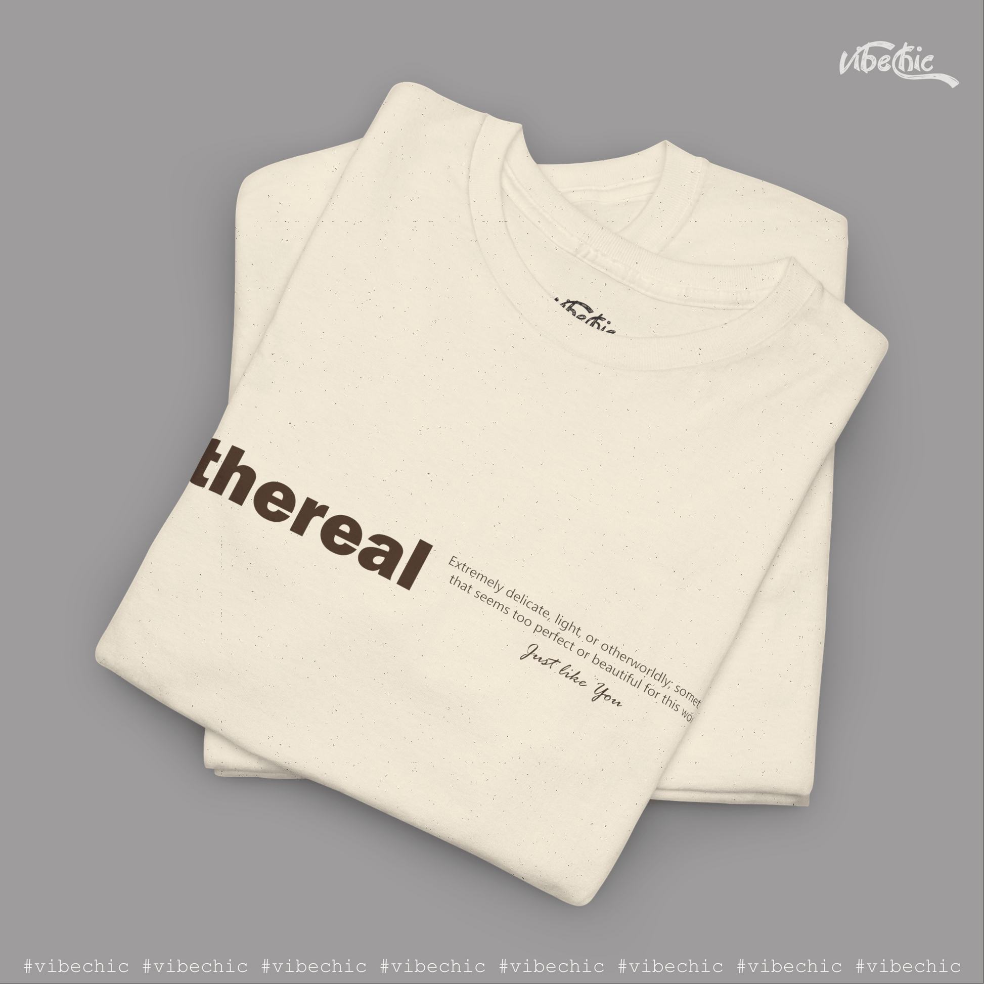 Ethereal - Casual Cotton T-Shirt - Vibe Chic Official - Tee Shirt
