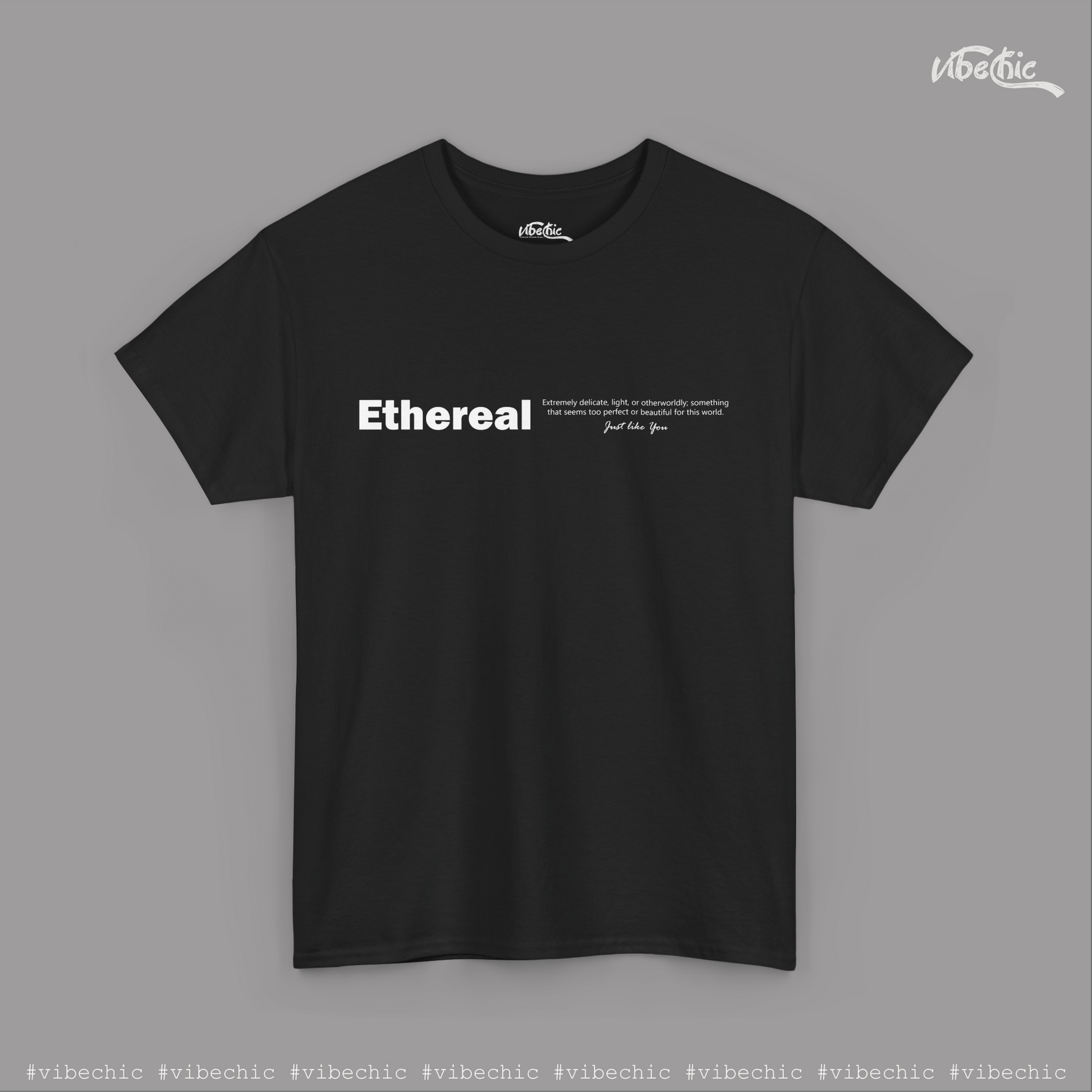 Ethereal - Casual Cotton T-Shirt - Vibe Chic Official - Tee Shirt
