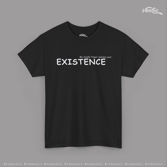 Existence - Casual Cotton T-Shirt - Vibe Chic Official - Tee Shirt