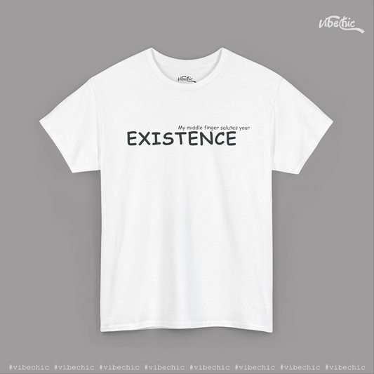 Existence - Casual Cotton T-Shirt - Vibe Chic Official - Tee Shirt