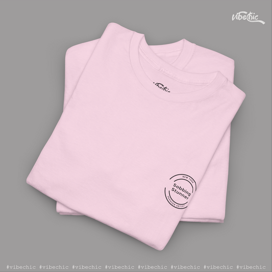 Sobbing Stunner - Cotton T-shirt - Vibe Chic Official - Tee Shirt