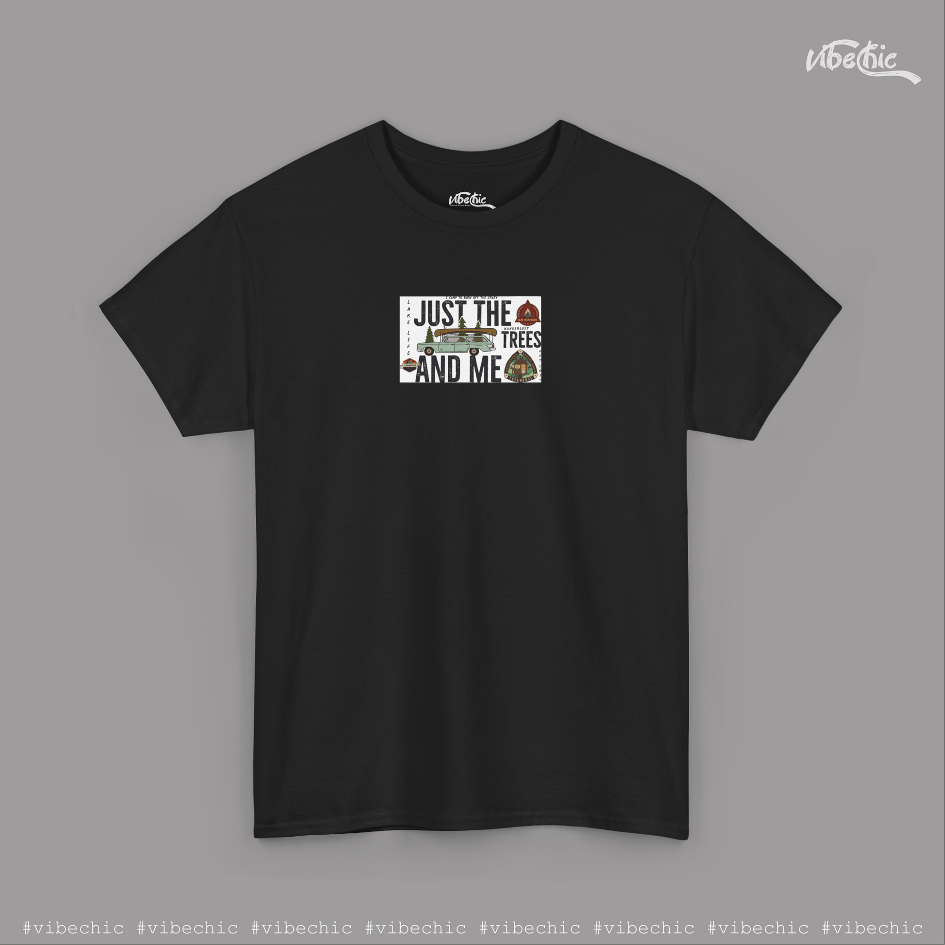 Trees & Me - Unisex Graphic Cotton T-Shirt - Vibe Chic Official - Tee Shirt