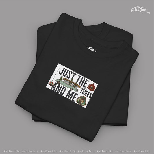 Trees & Me - Unisex Graphic Cotton T-Shirt - Vibe Chic Official - Tee Shirt