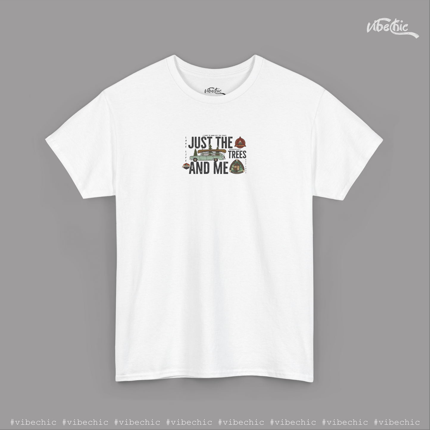 Trees & Me - Unisex Graphic Cotton T-Shirt - Vibe Chic Official - Tee Shirt