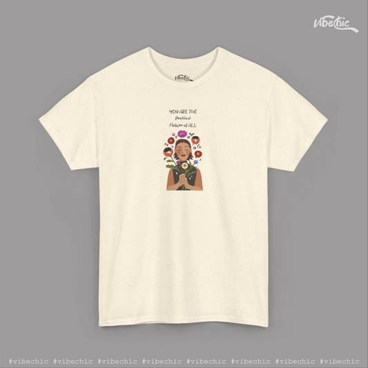 You are Prettiest - Graphic Women Cotton T-Shirt - Vibe Chic Official - Tee Shirt
